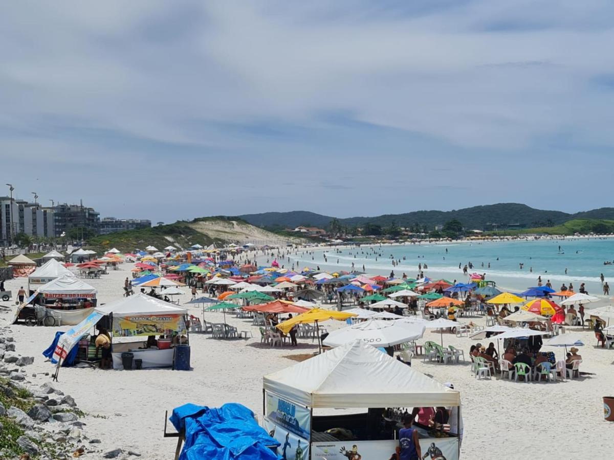 Pousada Paraiso Das Conchas Na Praia Do Pero Cabo Frio Rj Bagian luar foto