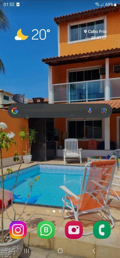 Pousada Paraiso Das Conchas Na Praia Do Pero Cabo Frio Rj Bagian luar foto